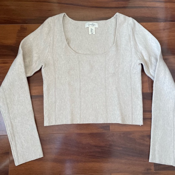 Short Square Neck Sweater - Picture 4 of 6